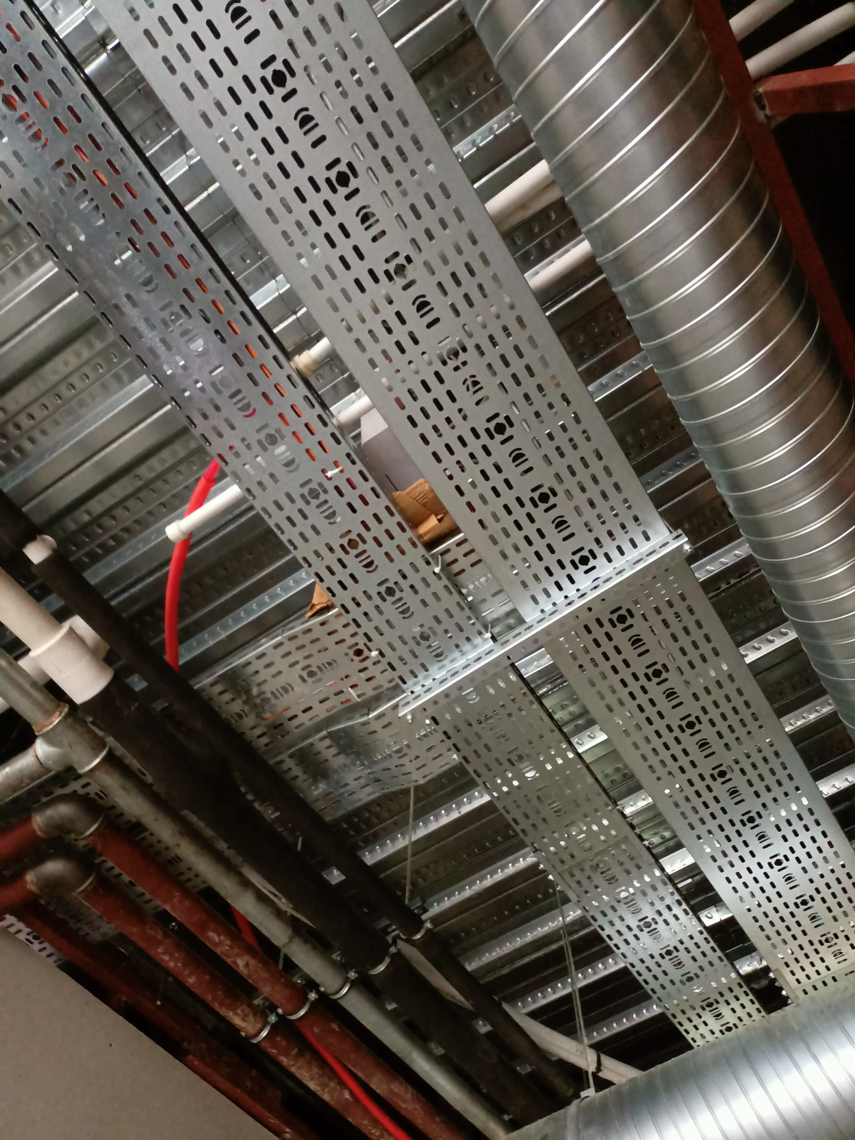 Dual Metal cable management installed for data centres